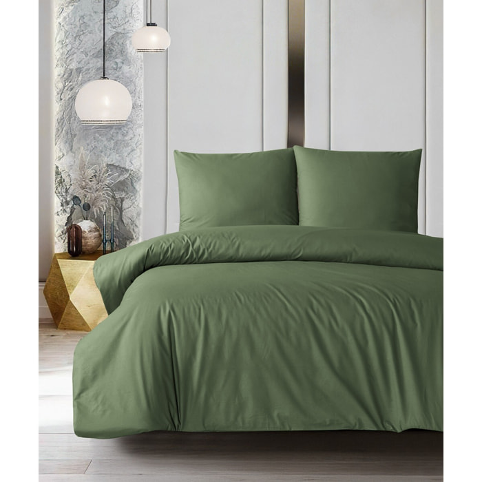 Parure housse de couette et taie(s) oreiller 100% Coton