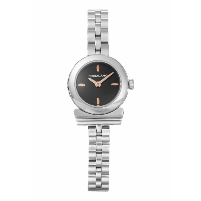 Ferragamo Reloj Analógico De Cuarzo. Gancini Twisted