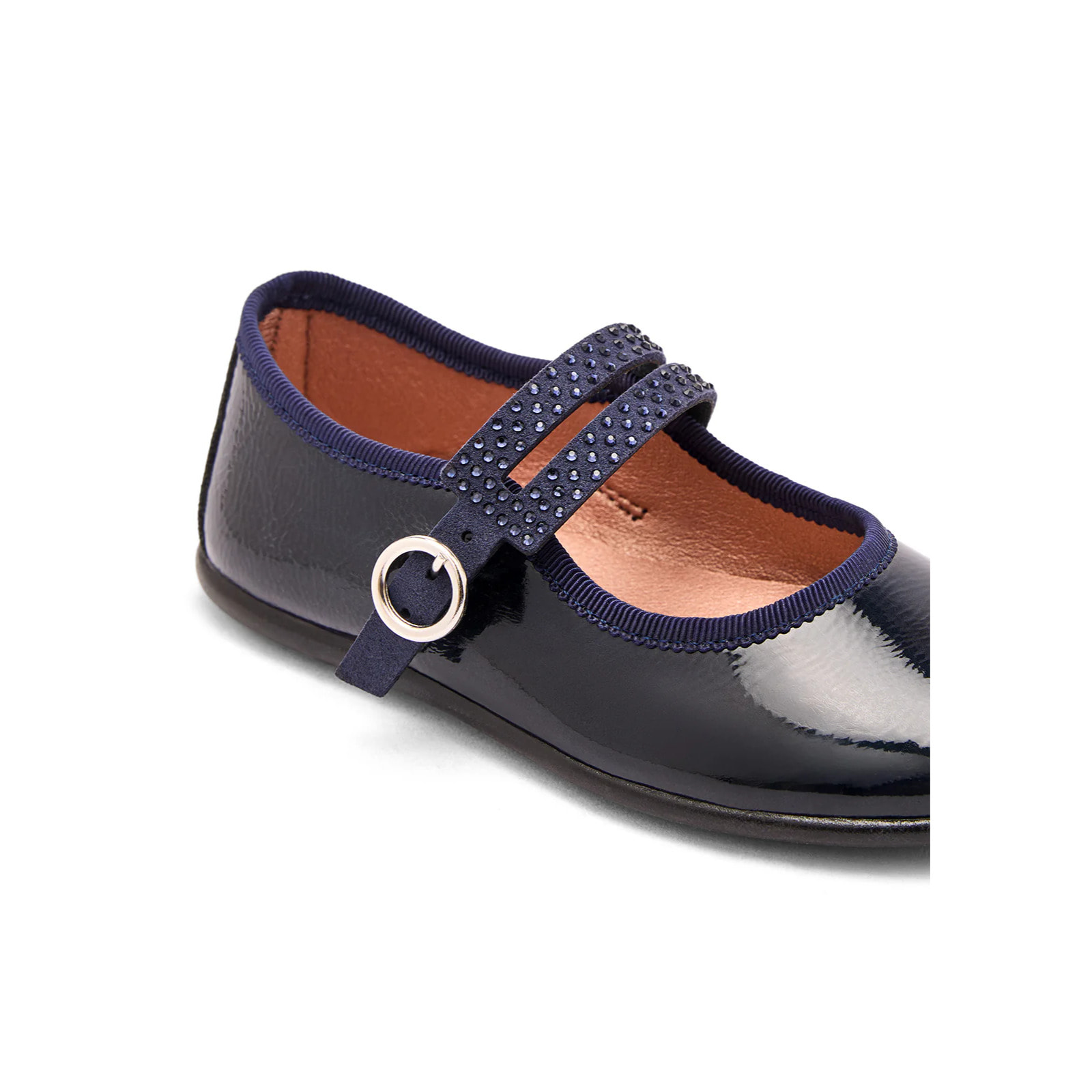 Scarpe Mary Jane in vernice per bambine con chiusura a fibbia