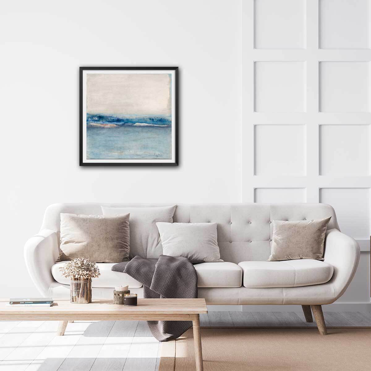 Affiche abstraite ambiance nordique Affiche seule