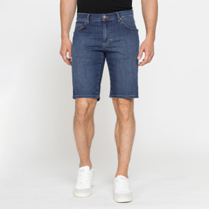 BERMUDA 5 TASCHE IN JEANS LEGGERO ELASTICIZZATO