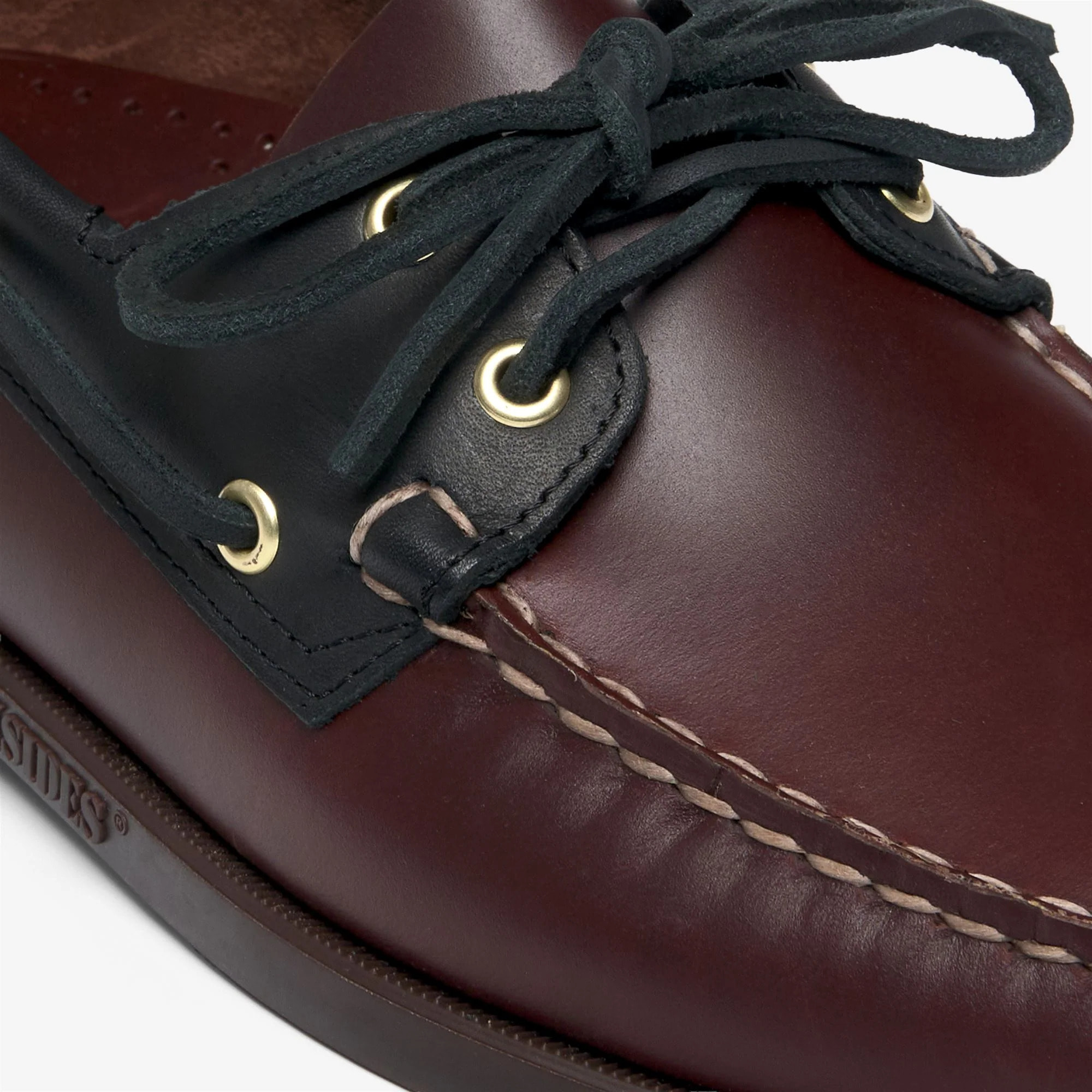 Sebago - Docksides Uomo Nero - Portland Lea Wax Lea