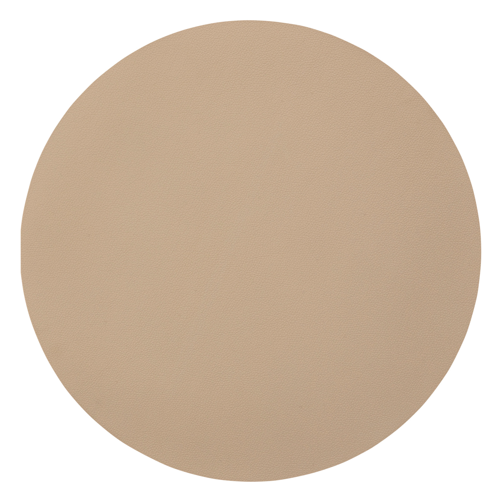 Set de table rond uni - Beige