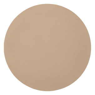 Set de table rond uni - Beige