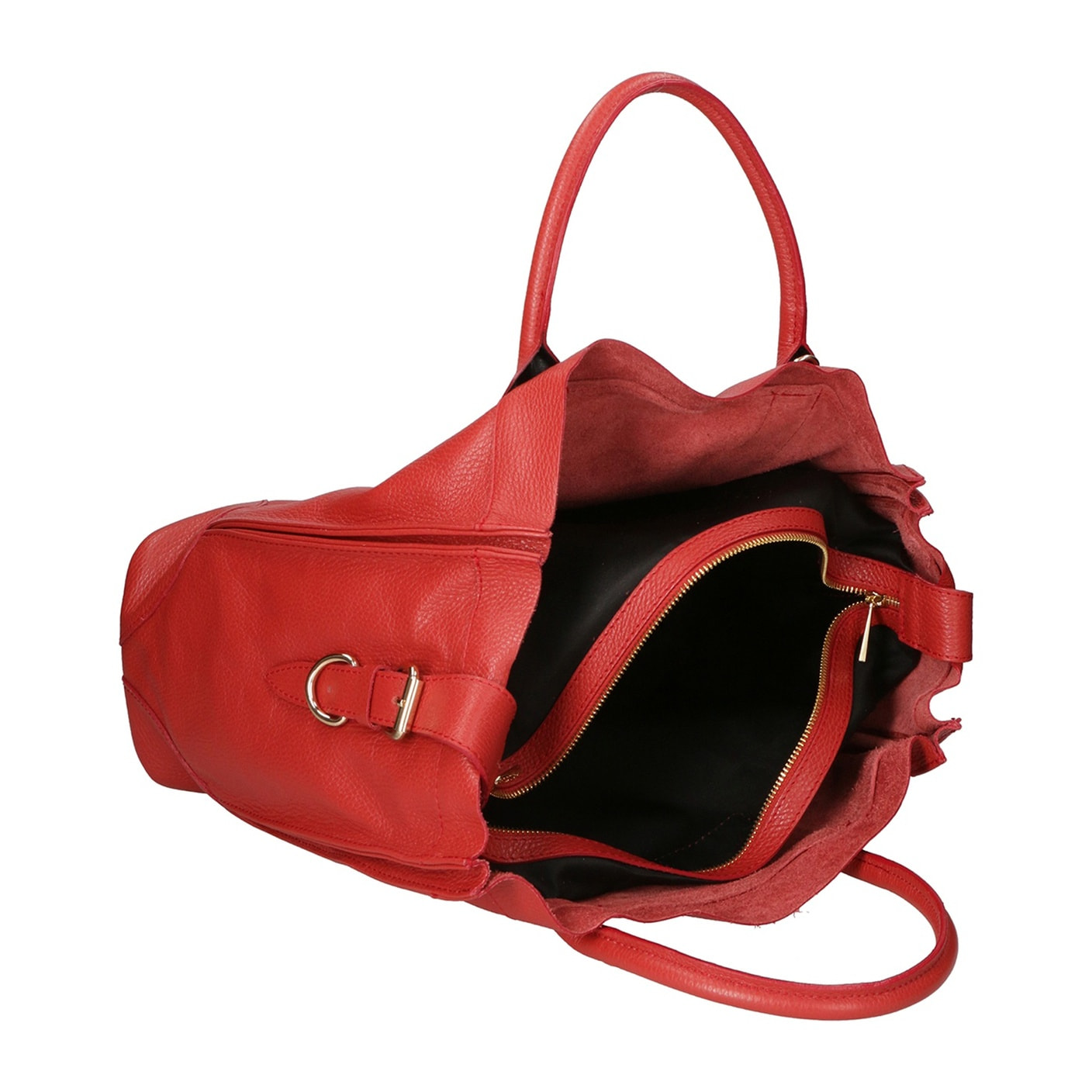 Borsa a mano da donna - Modello Doralice - Vera pelle - 38.0 x 31.0 x 17.0 cm