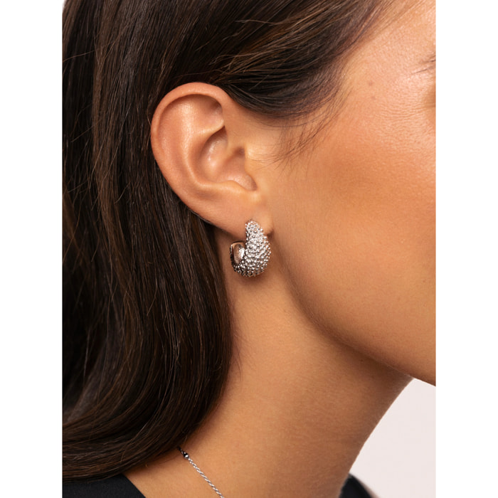 Pendientes Aro Antique Acero