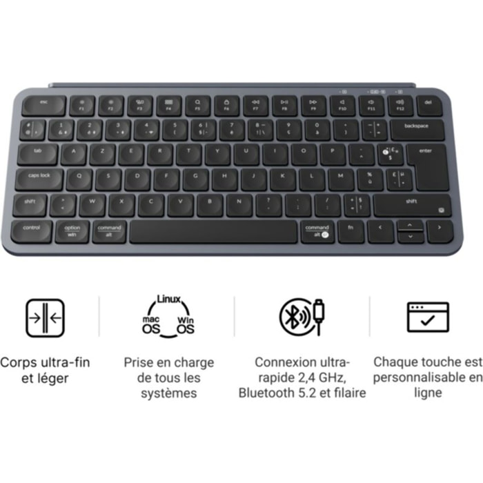 Clavier gamer sans fil KEYCHRON B1 Pro Ultra-Slim Wireless