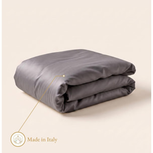 Sacco copripiumino in raso di cotone - nero