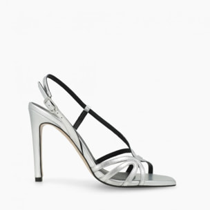 SANDALIAS PLATEADAS WELLES