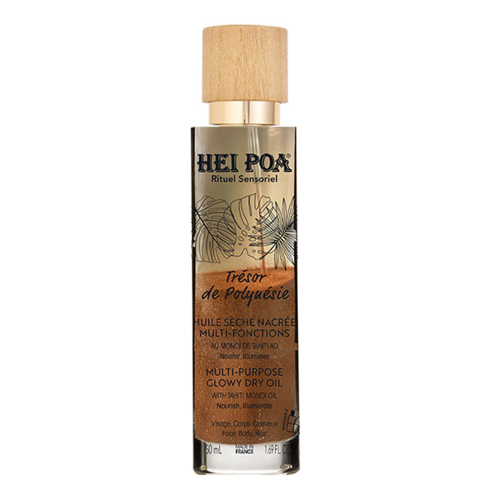 Trésor de Polynésie - Huile Sèche Nacrée Multi-Fonctions 50 ml