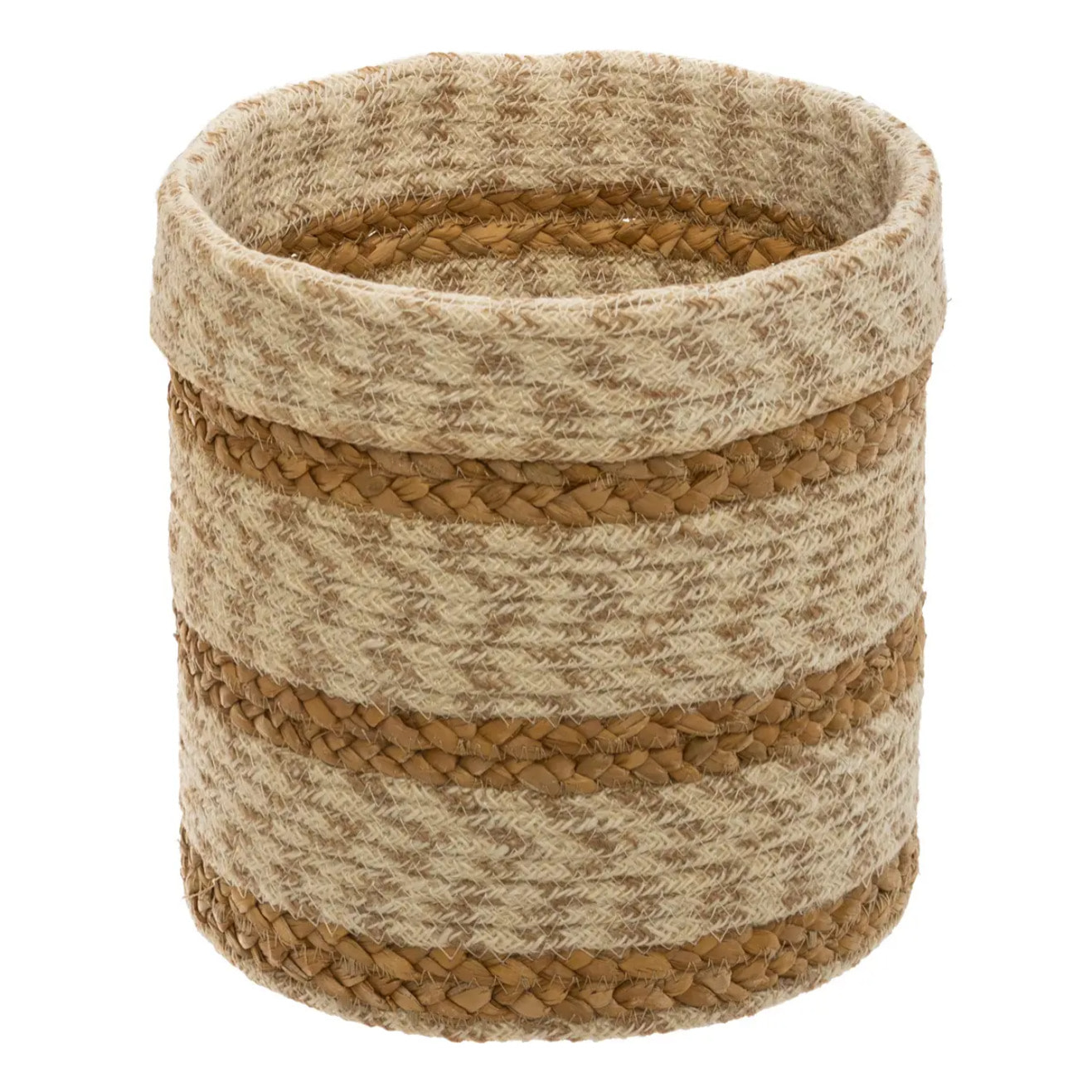 Set de 4 paniers "Emmett" en jute D19/23/26/29cm