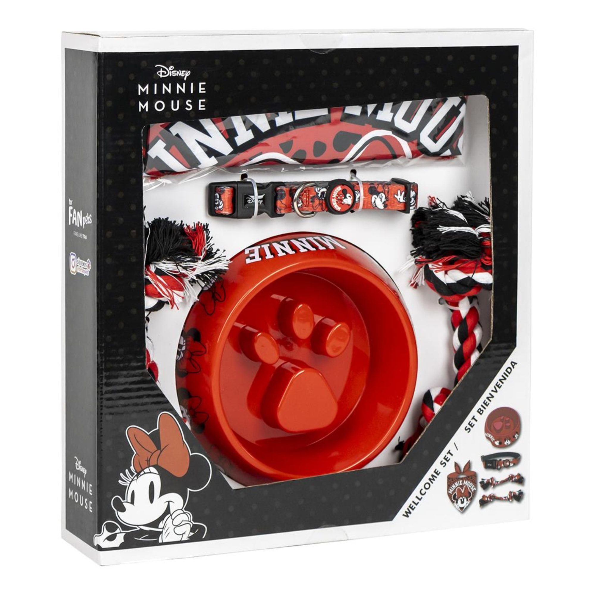 Set para perros diseño minnie