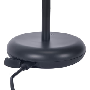 FORLIGHT Pomer Sobremesa exterior en negro con luz led blanco cálido 3000K