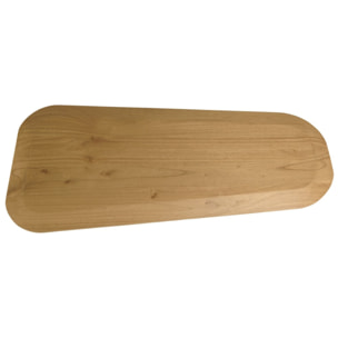AMY - Table basse organique L147xH28cm en bois de mindi