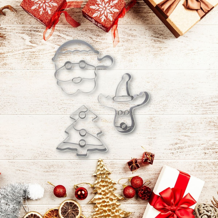 Set de 3 emporte-pièces de Noël Zenker Emporte-pièces