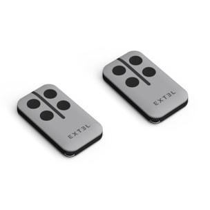 Télécommande pour portail et porte de garage compatible Extel Umii - Extel - 761100 - Lot de 2