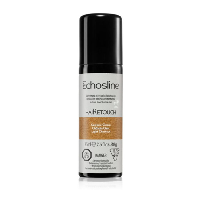 ECHOSLINE Hairetouch Correttore Ricrescita Istantaneo Castano Chiaro Vegan 75ml