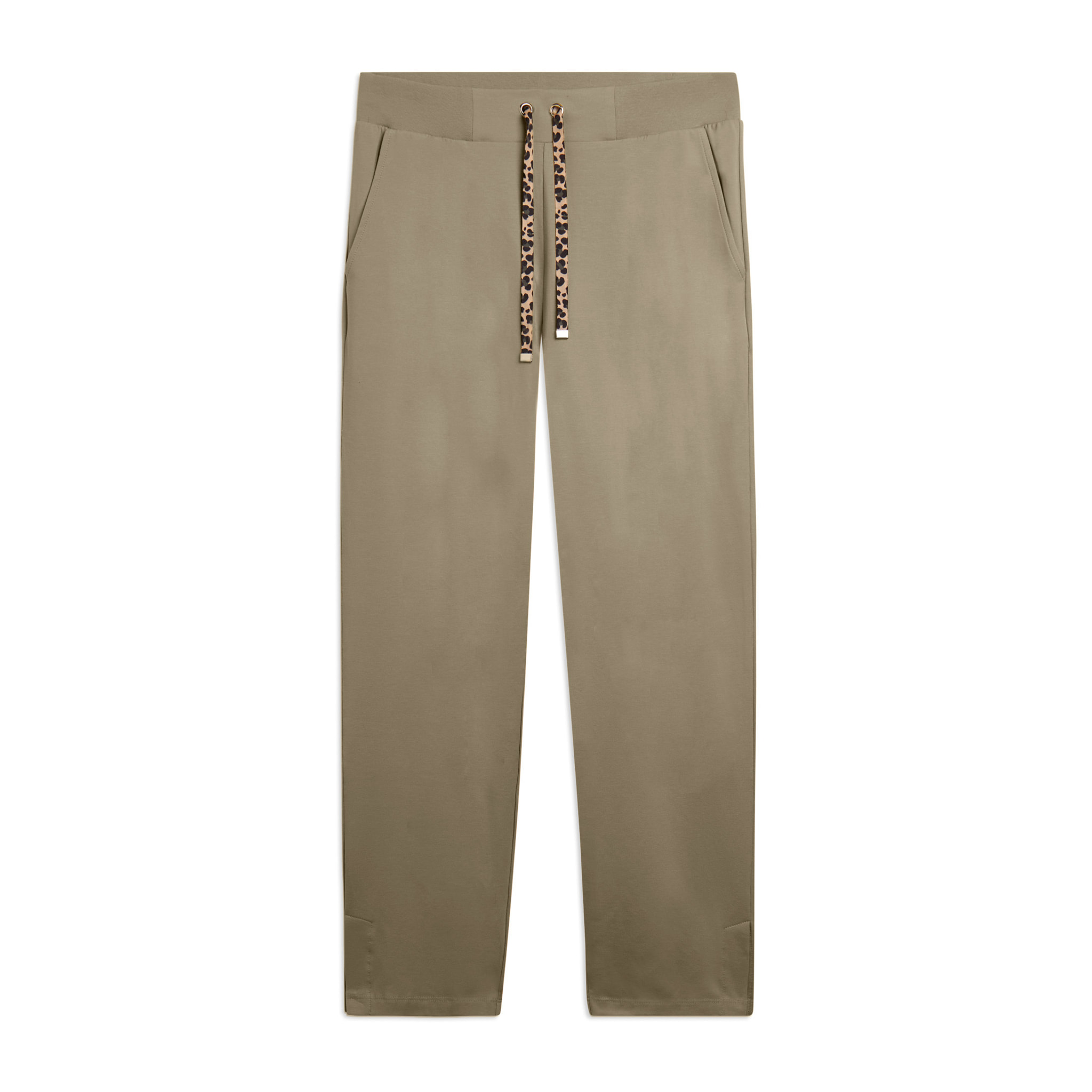 Pantaloni sportivi regular con spacchi laterali sul fondo