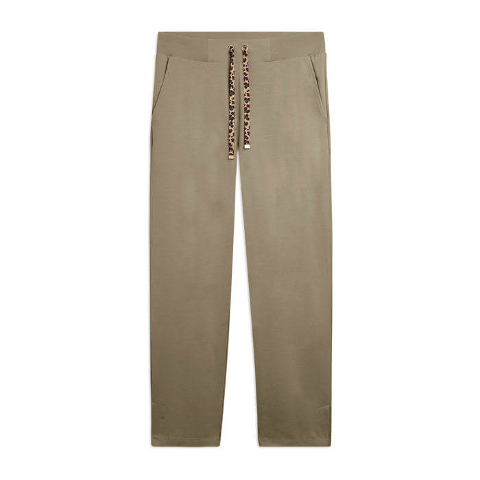 Pantaloni sportivi regular con spacchi laterali sul fondo