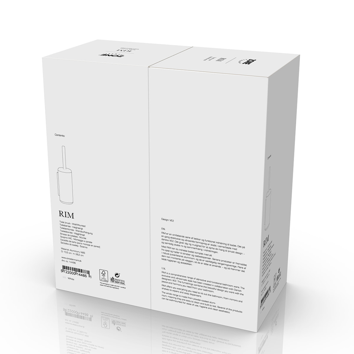 Brosse de toilettes à accroche Rim