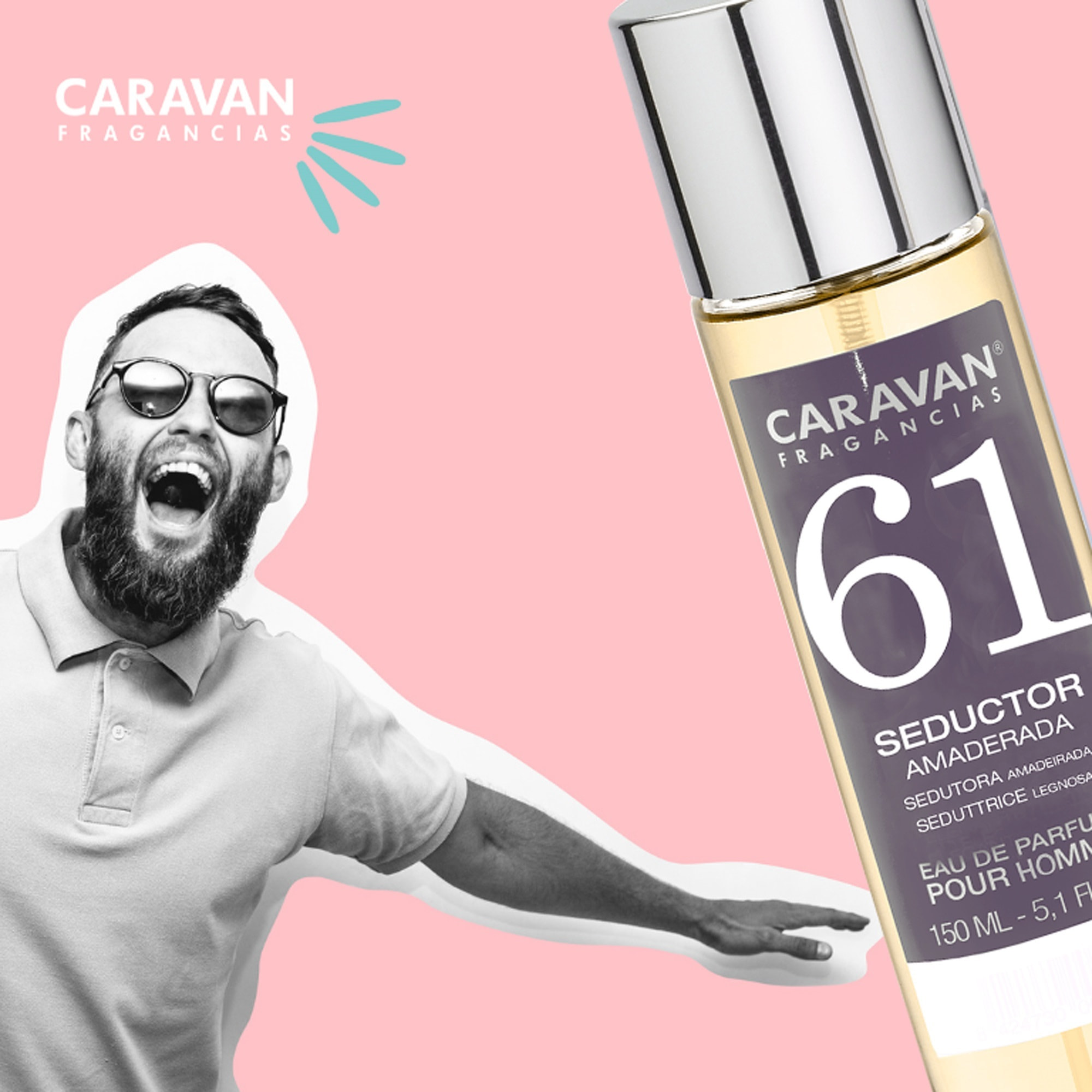Set de 2 perfumes caravan hombre nº61 y nº 15