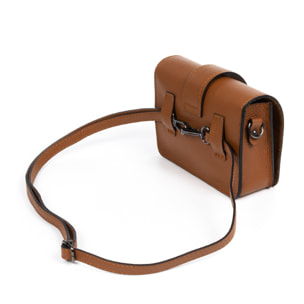 Camelia Bolso bandolera Mujer.Piel auténtica Dollaro