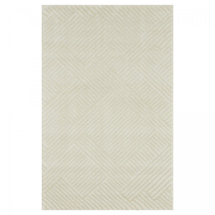 Tapis salon 80x300 CEROTEO Crème tapis tendance