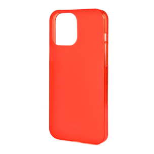 Custodia in silicone per iPhone 13 Pro Max. Finitura opaca semi trasparente con bordi lucidi.