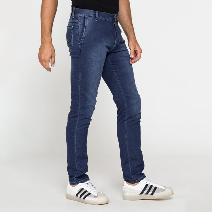 JEANS CHINO MOD. 724 RELAX IN DENIM PLAY ELASTICIZZATO