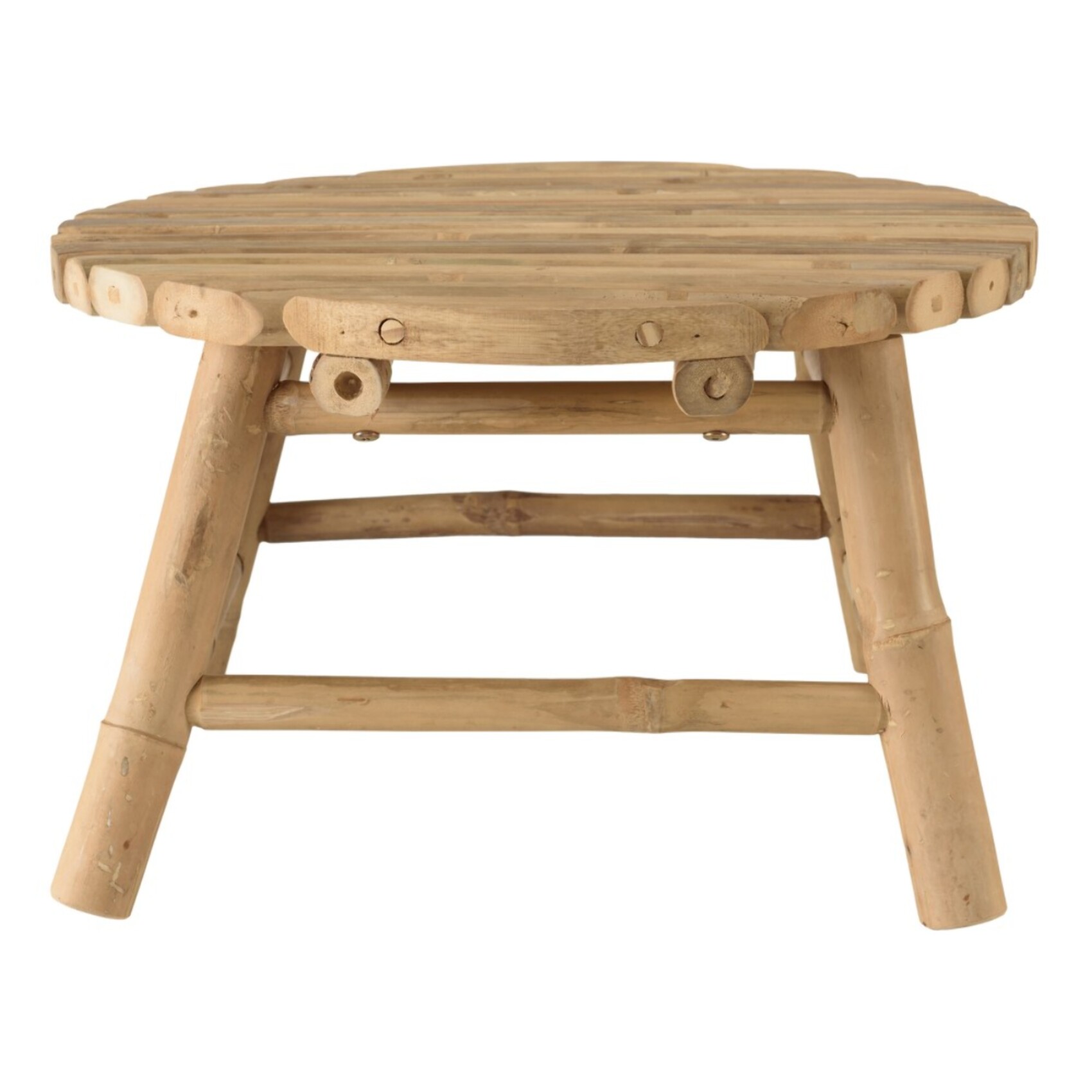 VITAL - Canapé 3 p. 1 pouf 1 table basse bambou