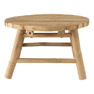 VITAL - Canapé 3 p. 1 pouf 1 table basse bambou