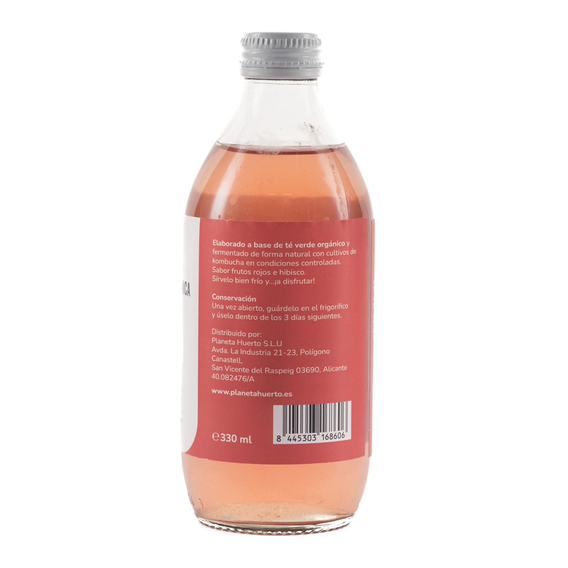 Kombucha ECO Frutos rojos Planeta Huerto 330 ml