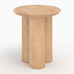 Table d'appoint en bois de manguier D40 cm - Sacha