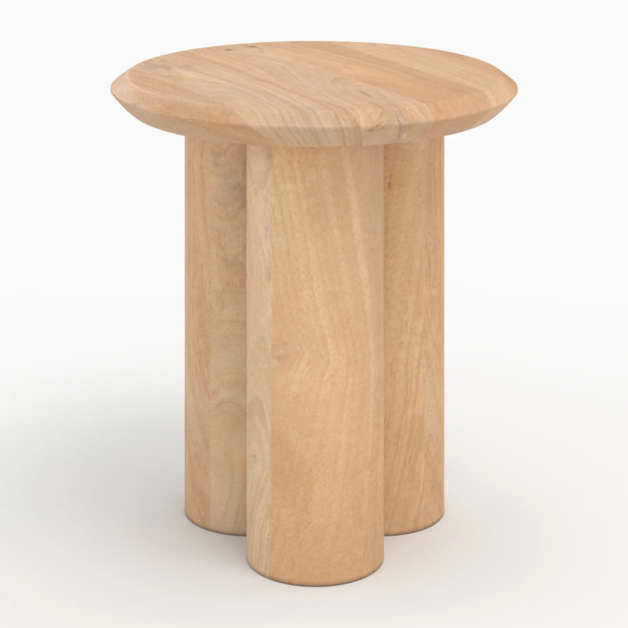 Table d'appoint en bois de manguier D40 cm - Sacha