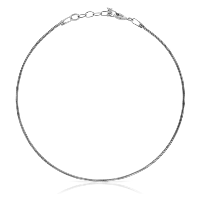 Pulsera de Plata de Ley 925  con catenado serpiente
