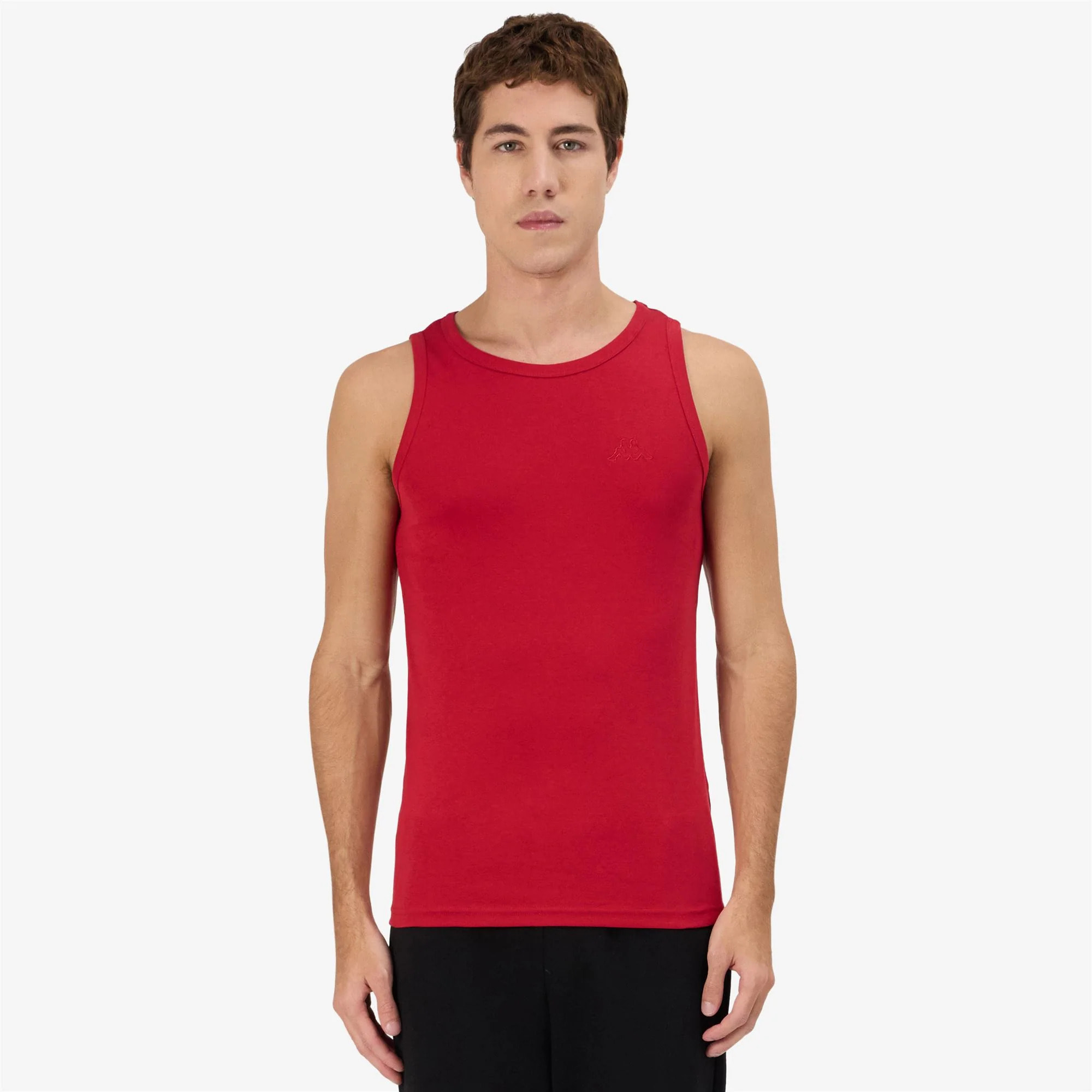 Kappa - T-Shirts & Top Uomo Rosso - Logo Korpo Carsenac Skin