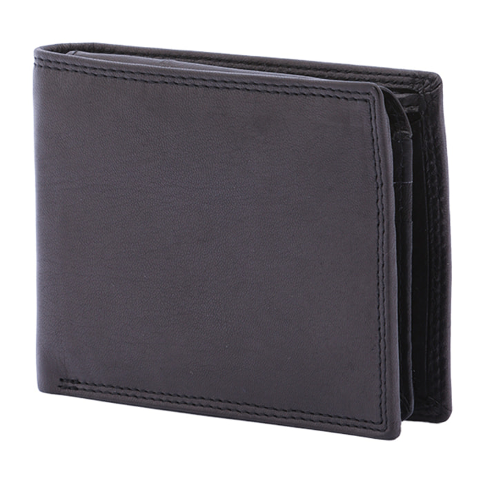 Portafoglio  da uomo In Vera pelle Made in Italy 9,5x12x2,5 cm