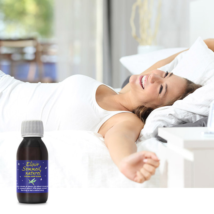 NUTRI EXPERT - Elixir Sommeil Naturel - Apaisant et relaxant - Contribue au bien-être physique et mental - Améliore la qualité du sommeil - Flacon de 125 ml - Marque Française