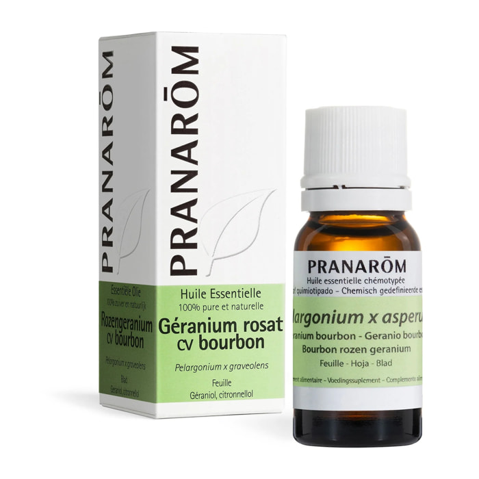 Pranarom - Huile Essentielle de Géranium rosat cv bourbon - 10 ml