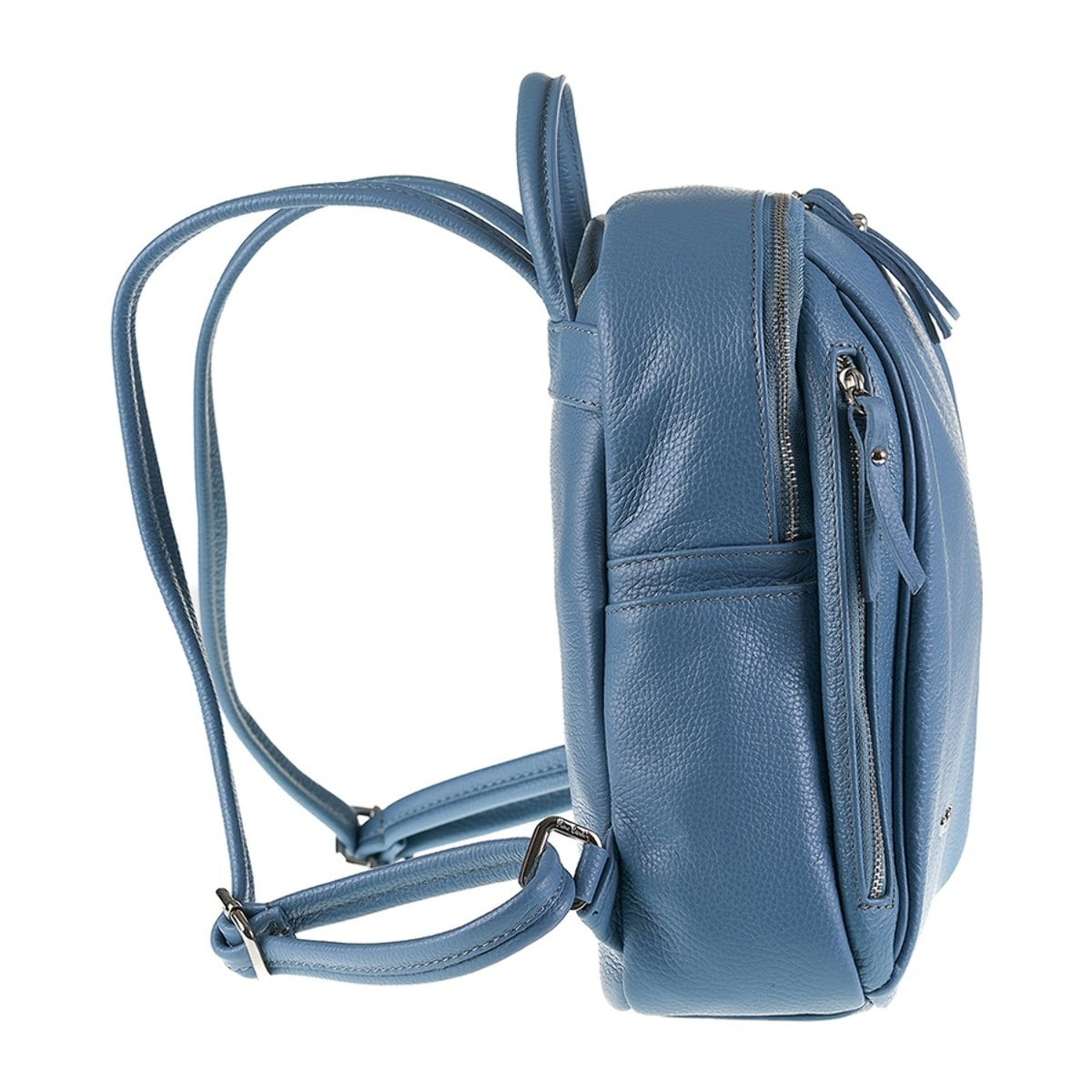 Zaino da donna in pelle Made in Italy - Modello Céleste Nova - Casual - 26.0 x 30.0 x 11.0 cm