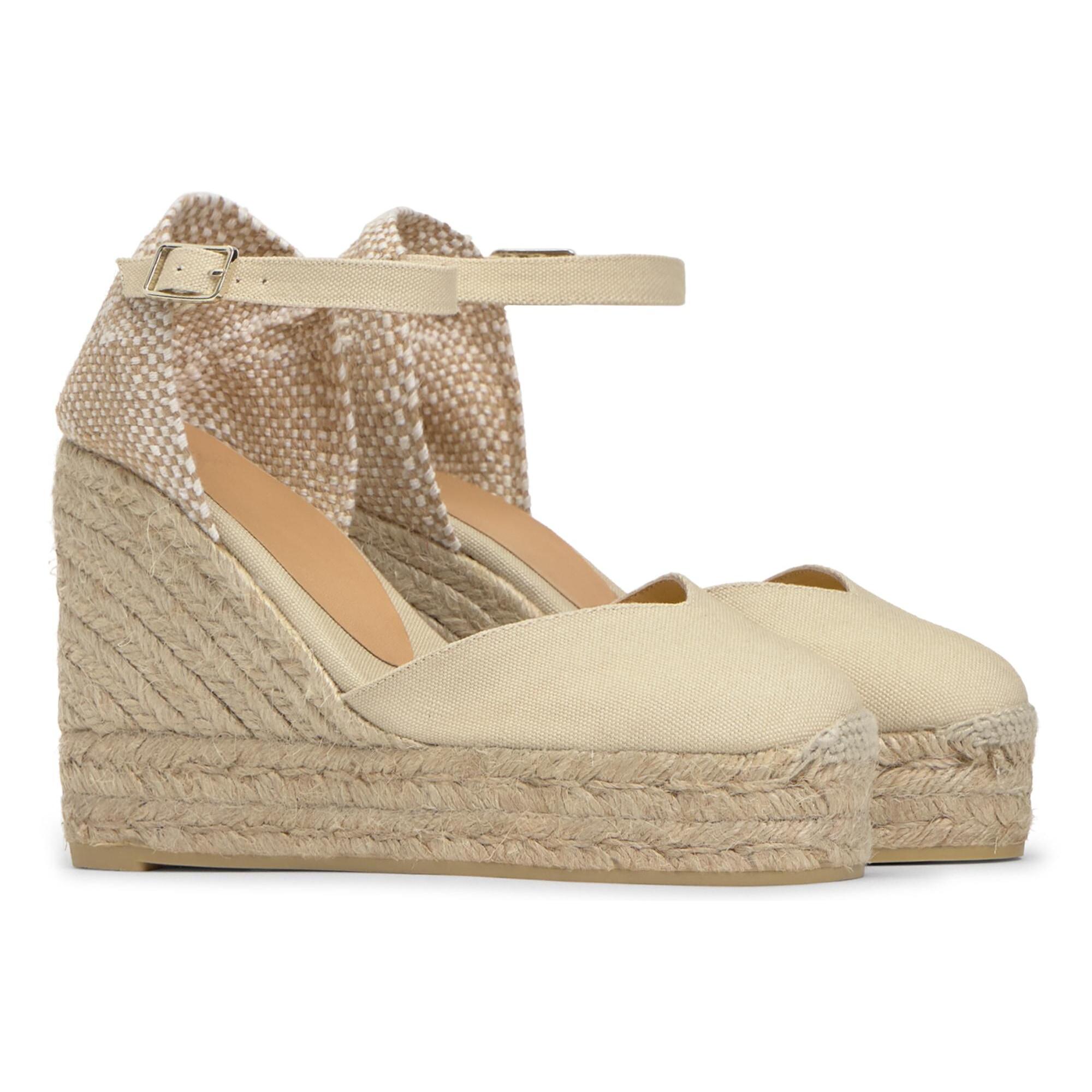 Alpargata Chiarita cuña de yute 11cm doble plataforma