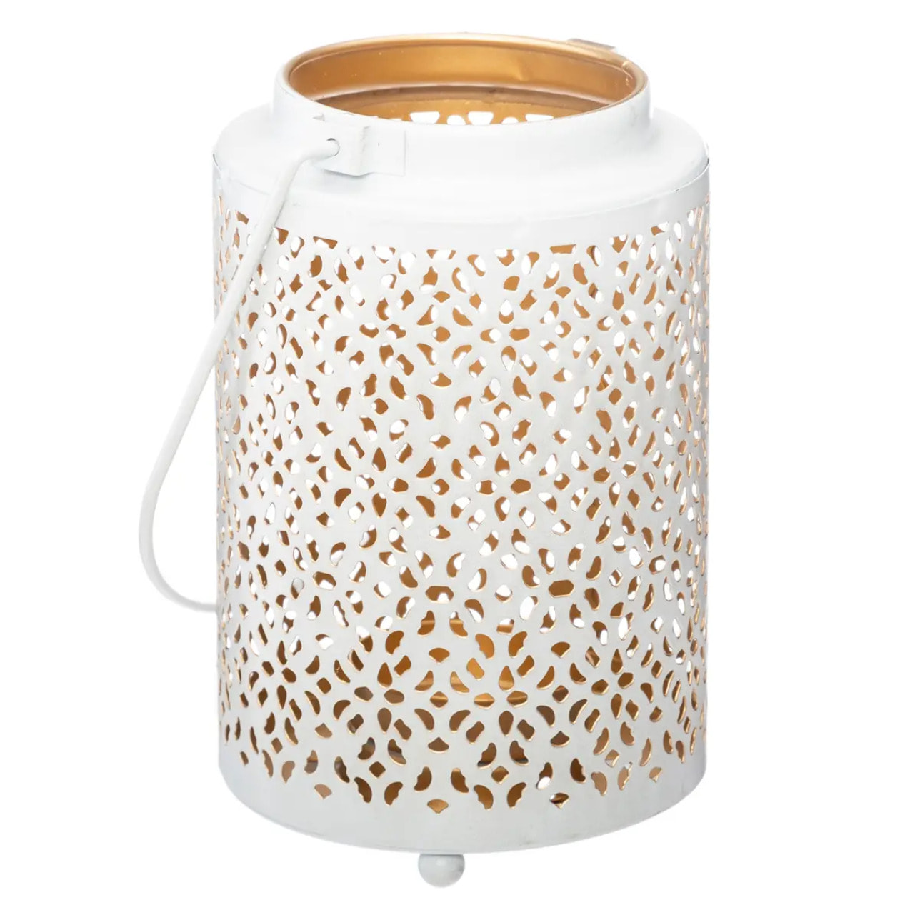 Lanterne design en métal H13 cm