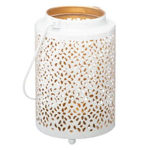 Lanterne design en métal H13 cm