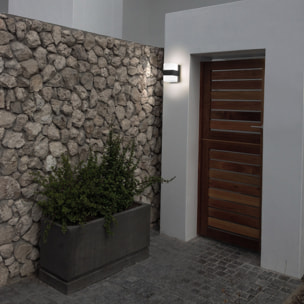 FORLIGHT Aplique IP44 Opalo LED 14.3W Blanco Neutro 4000K On/Off Negro Iluminación Interior Moderna y Eficiente