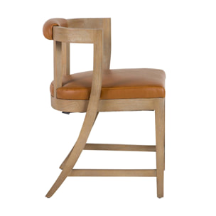 Silla Madera Fresno Marron 59x57x78 Cm