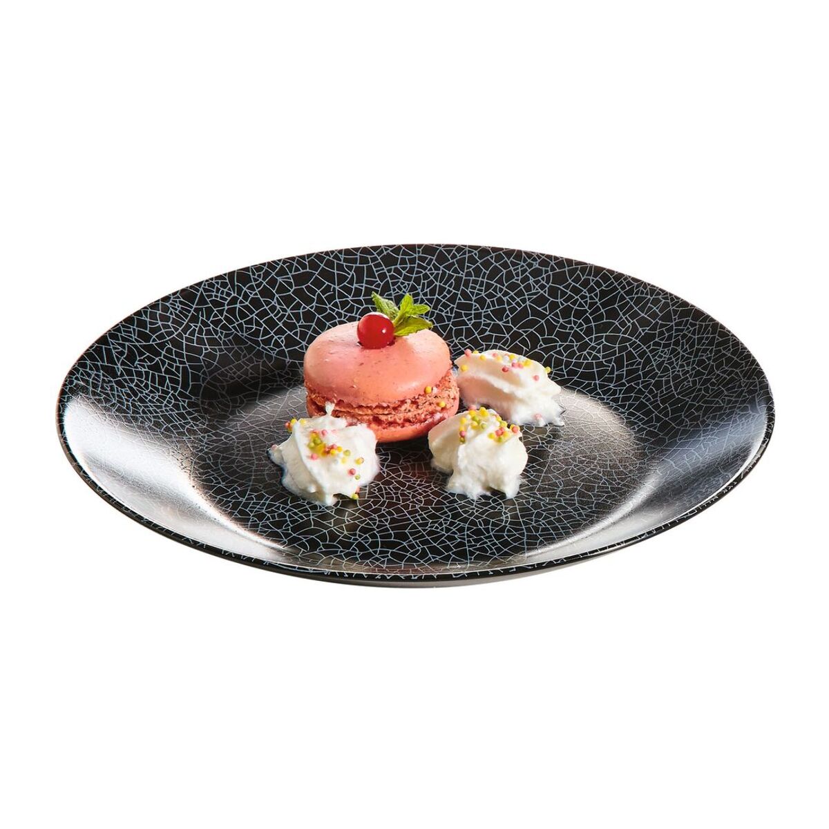 Piatto da dessert nero 18 cm Zoe - Luminarc