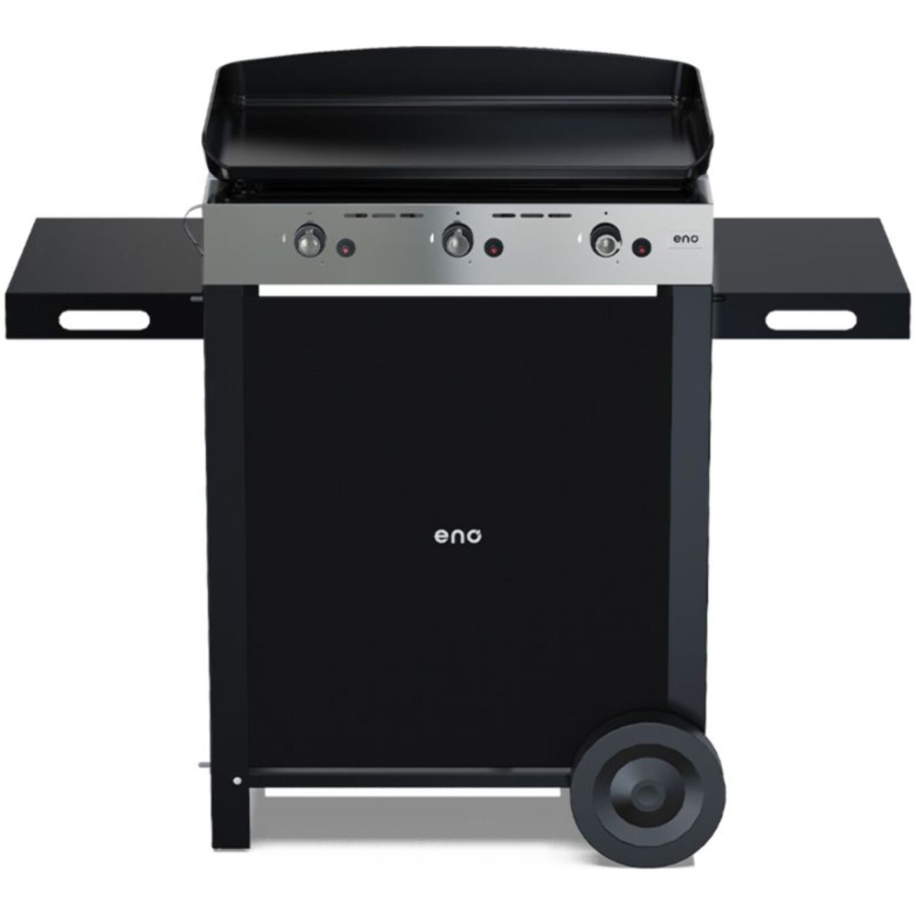 Plancha gaz ENO Combo Initial 65 Inox 3 bruleurs sur chariot, 62x36 cm