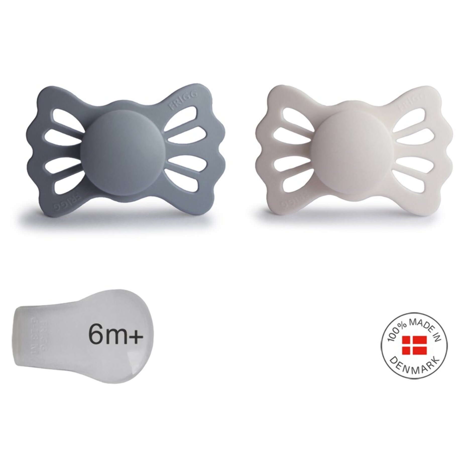 Frigg Pack 2 Chupetes Sim. Silicona Lucky
