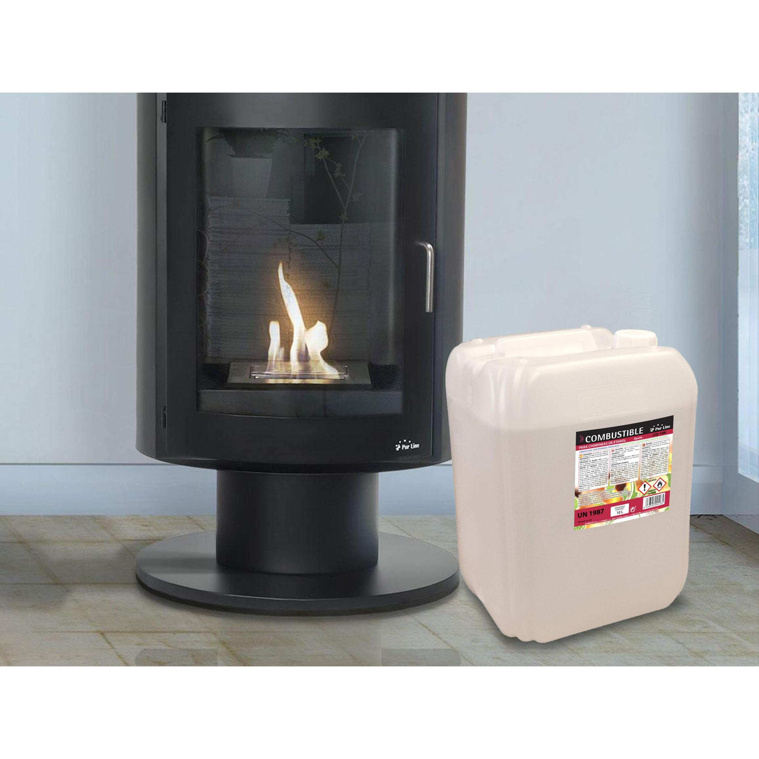 Combustible Etanol de origen natural aroma neutro  garrafa LIQ-10N PURLINE  W
