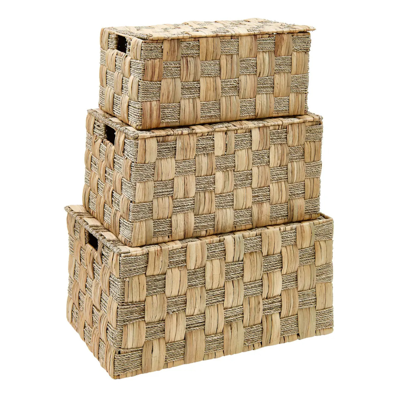 Lot de 3 malles Nadi marron